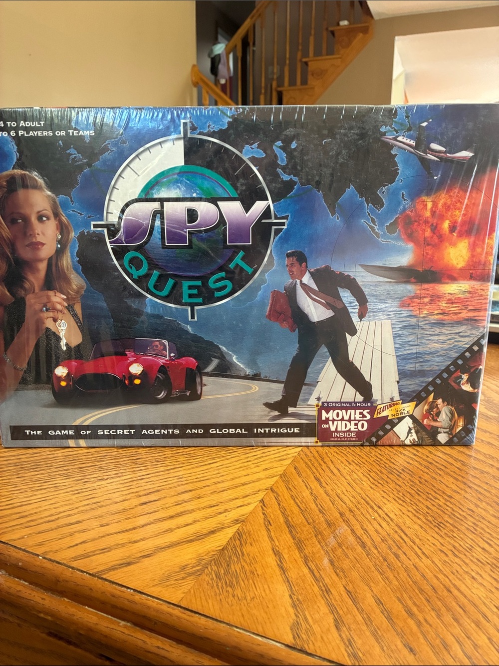 Rare Vintage 1994 Spy Quest Video Board Game - Sealed Brand New - Dream Factory